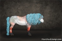 Horse Color:Painted White Spotted Silver Brown Chinchilla Dun Sabino Rabicano