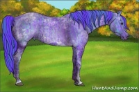 Horse Color:Watercolor Blue Chinchilla Ice Roan  and Watercolor Black Ice 