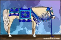 Horse Color:Silver Sable Champagne Dun Frame 