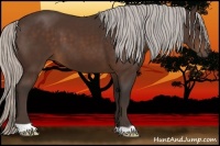Horse Color:Silver Brown 