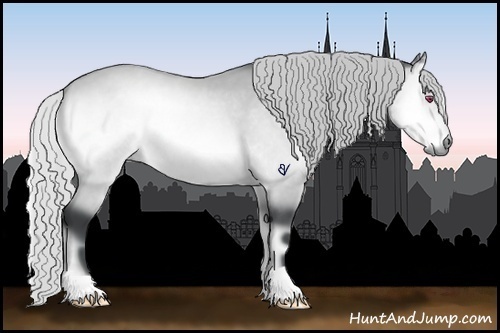 Horse Color:Silver Brown Chinchilla Onyx 