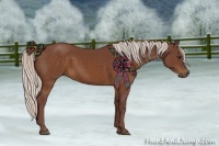 Horse Color:Chocolate Silver Brown 