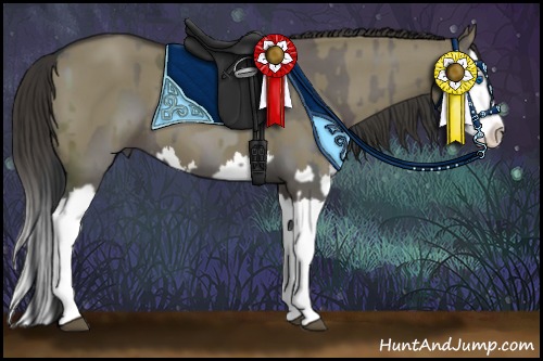 Horse Color:Grullo Sabino Splash  and Smoky Grullo Sabino Splash 