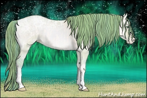 Horse Color:Watercolor Buckskin Ice Pearl Onyx  and Watercolor Buckskin Ice Pearl Onyx 