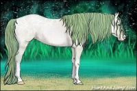 Horse Color:Watercolor Buckskin Ice Pearl Onyx  and Watercolor Buckskin Ice Pearl Onyx 