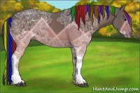 Horse Color:Painted Brown Ice Tobiano