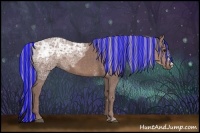 Horse Color:Painted Chocolate Silver Black Ice