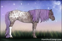 Horse Color:Painted Chocolate Silver Black Chinchilla Ice 