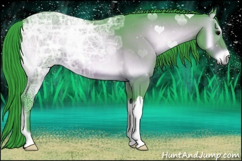 Horse Color:Watercolor Buckskin Ice Onyx