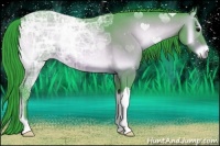Horse Color:Watercolor Buckskin Ice Onyx 