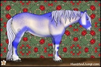 Horse Color:Watercolor Silver Blue Onyx Chinchilla