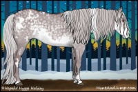 Horse Color:White Spotted Chocolate Silver Smoky Grullo Chinchilla
