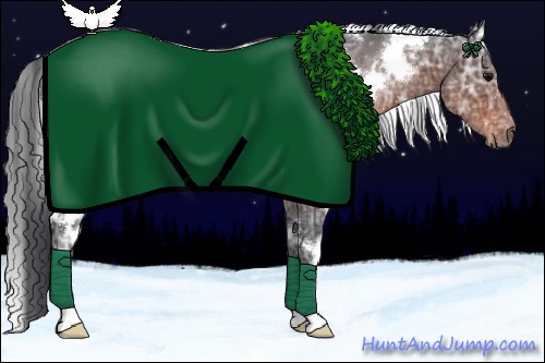 Horse Color:White Spotted Brown Ice Rabicano 