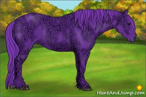 Horse Color:Watercolor Black Ice