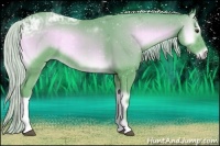 Horse Color:Watercolor Silver Bay Ice Onyx 
