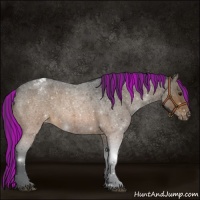 Horse Color:Painted Brown Roan Varnish 