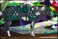 Horse Color:White Spotted Black