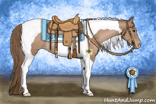 Horse Color:Black Pearl Tobiano Rabicano 