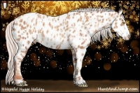 Horse Color:Silver Amber Champagne Appaloosa and Silver Amber Champagne Frame Appaloosa