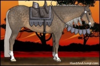 Horse Color:Silver Smoky Black 