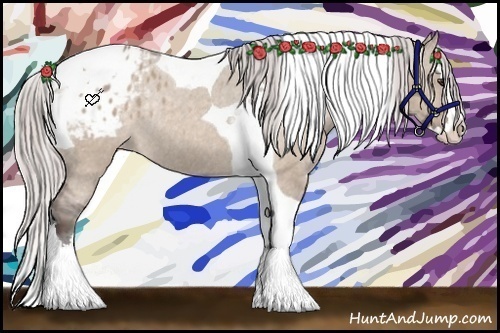 Horse Color:Silver Brown Dun Splash Tobiano Appaloosa Rabicano