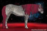 Horse Color:Painted Smoky Blue Onyx Ice 