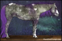 Horse Color:Watercolor Liver Red Onyx Ice