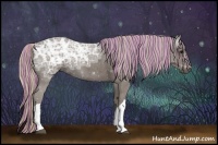 Horse Color:Painted Silver Blue Ice Roan 
