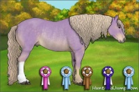 Horse Color:Watercolor Chestnut Rabicano 