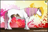 Horse Color:Painted Liver Chestnut Splash Tobiano 