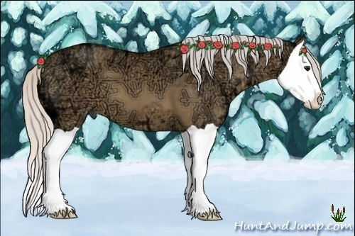 Horse Color:Silver Bay Ice Dun Splash 