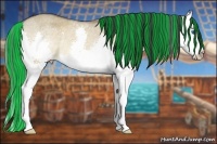 Horse Color:Painted Brown Roan Dun Splash Rabicano 