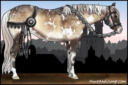 Horse Color:White Spotted Silver Bay Ice Onyx 