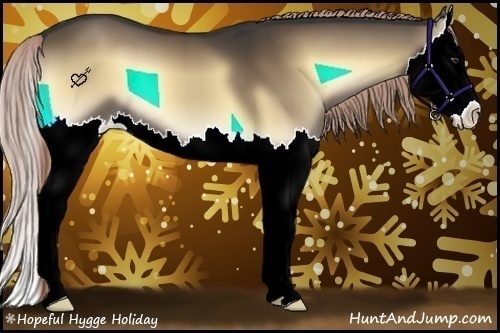 Horse Color:Chocolate Palomino Onyx Splash 