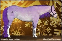 Horse Color:Watercolor Buckskin Ice Roan 