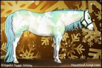 Horse Color:Watercolor White Spotted Liver Red Onyx Sabino Appaloosa 