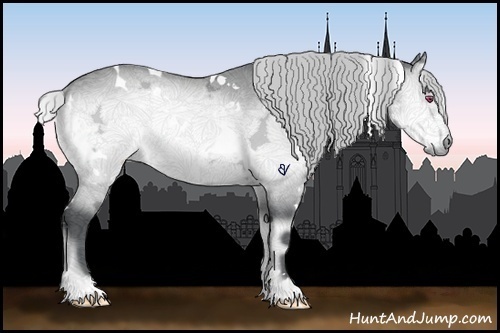 Horse Color:White Spotted Silver Buckskin Chinchilla Ice Onyx Rabicano