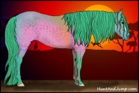 Horse Color:Watercolor Brown 