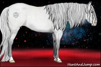 Horse Color:Silver Blue Chinchilla Roan Pearl Rabicano 