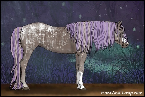 Horse Color:Painted Silver Black Ice  and Painted Silver Black Ice 