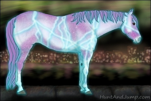 Horse Color:Thunderstruck Watercolor Red Onyx 