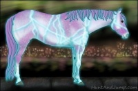 Horse Color:Thunderstruck Watercolor Red Onyx
