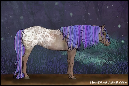 Horse Color:Painted Chocolate Silver Black Ice 
