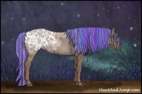 Horse Color:Painted Chocolate Silver Black Ice