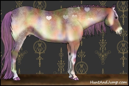 Horse Color:Painted Nacre Red Onyx