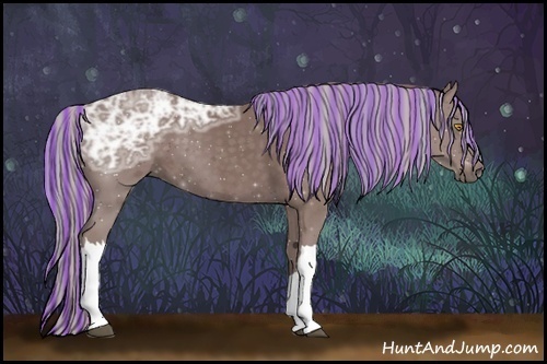 Horse Color:Painted Chocolate Silver Black Ice 