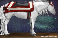 Horse Color:Silver Grullo Chinchilla Roan Tobiano Varnish Rabicano 