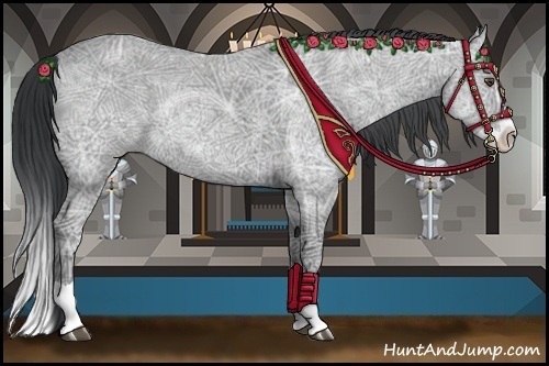 Horse Color:Black Chinchilla Ice Splash 