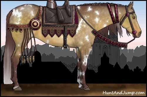 Horse Color:White Spotted Chocolate Buckskin Dun 