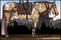 Horse Color:White Spotted Chocolate Buckskin Dun